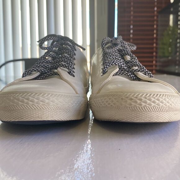 BEAMS HEART Men’s White Leather Sneakers Size M (9” to 9.5” US) - Picture 12 of 12